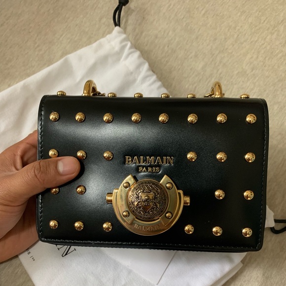balmain box bag